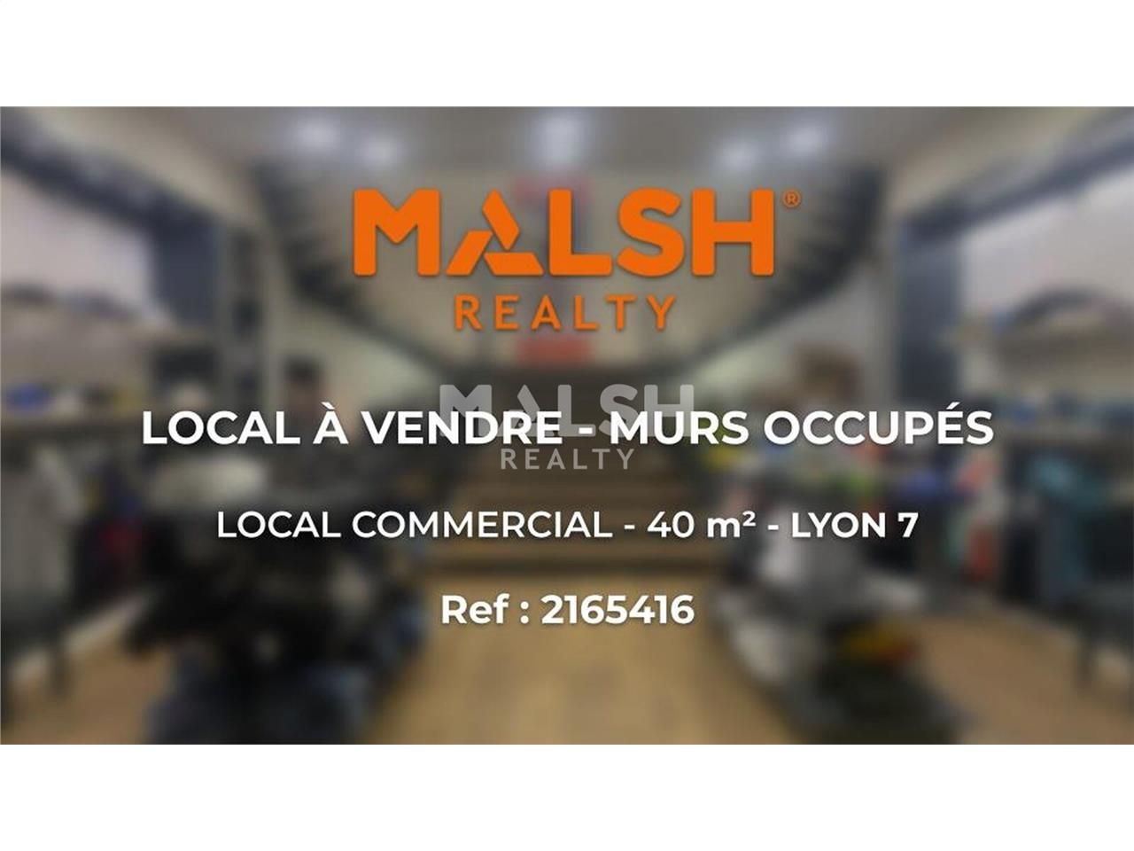 Nous vous proposons l'acquisition de murs commerc