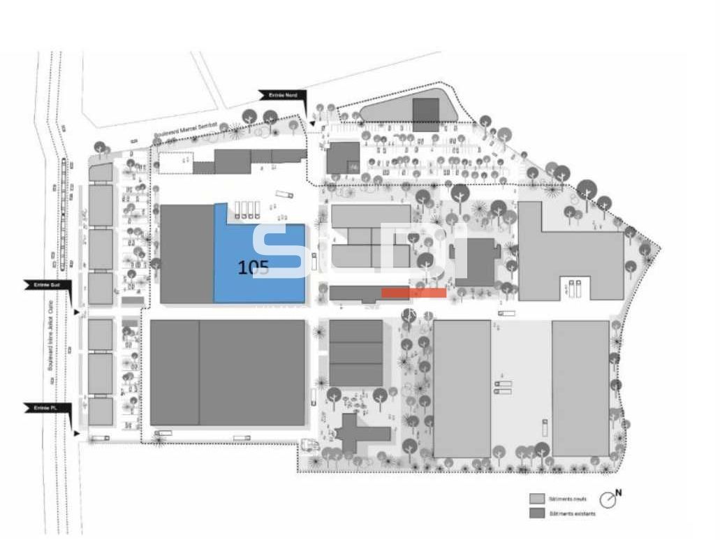 Location entrepots 15530 m² divisibles à partir de 5547 m²