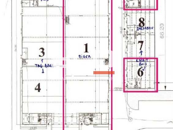 Location entrepots 310 m² non divisibles