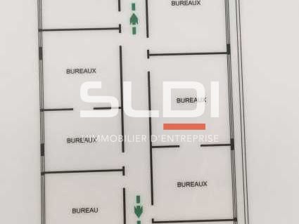 Location bureaux 280 m² non divisibles
