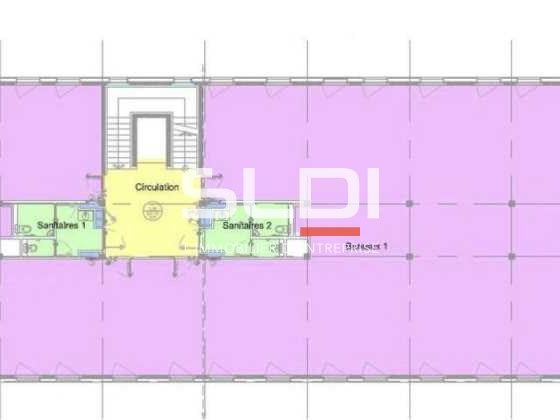 Location bureaux 390 m² non divisibles