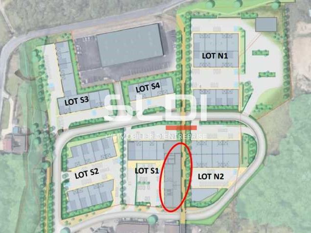 Vente entrepots 649 m² divisibles à partir de 118 m²