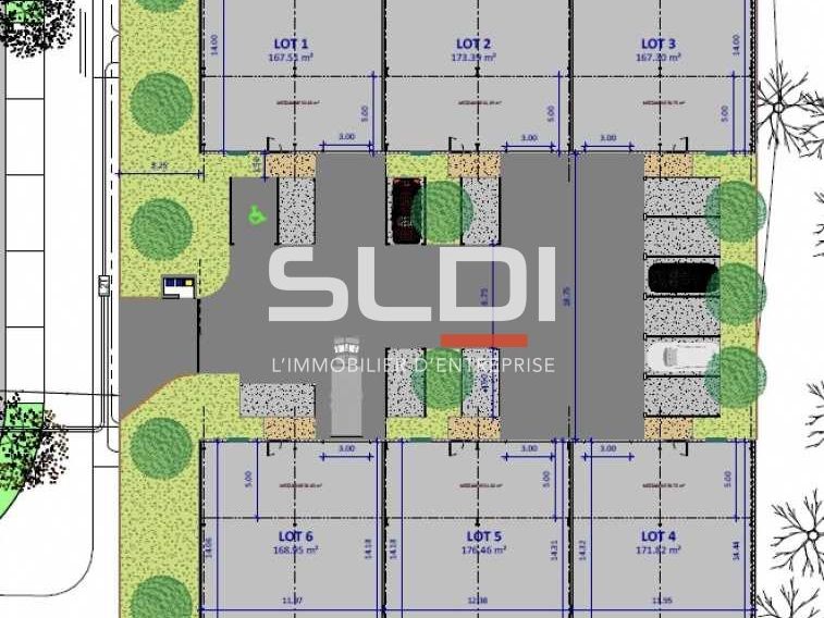 Location entrepots 230 m² non divisibles