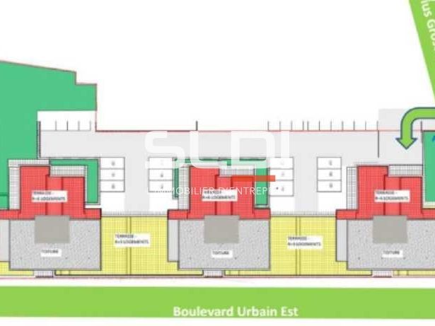 Location bureaux 991 m² divisibles à partir de 156 m²