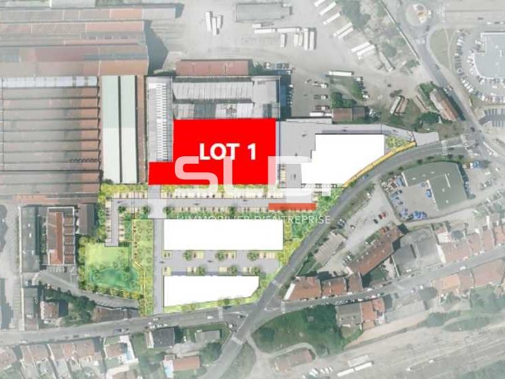 Vente entrepots 4387 m² non divisibles