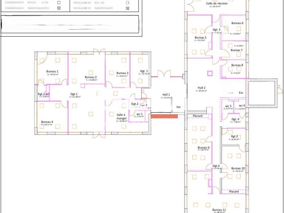 Location bureaux 369 m² divisibles à partir de 28 m²