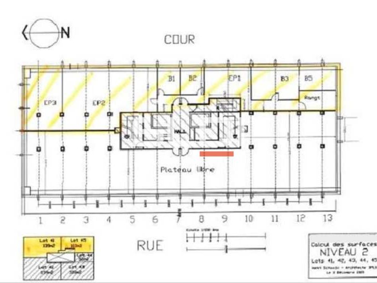 Location bureaux 242 m² divisibles à partir de 103 m²