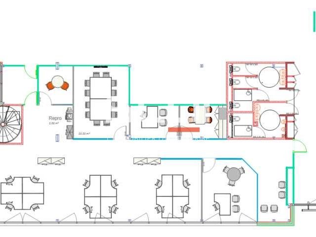 Vente bureaux 235 m² non divisibles