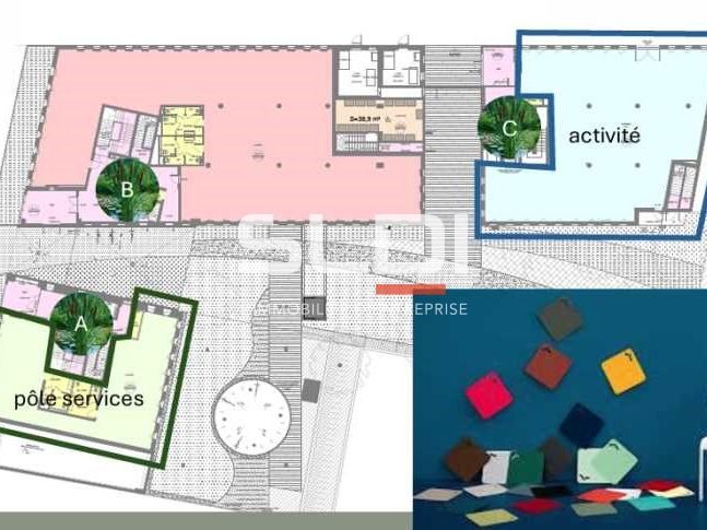 Vente bureaux 7156 m² divisibles à partir de 359 m²
