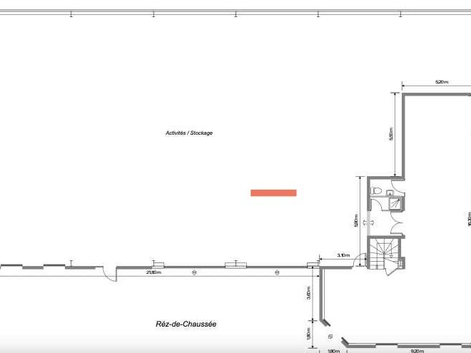 Location entrepots 744 m² non divisibles