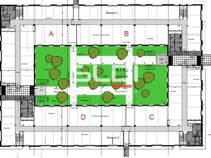 Vente bureaux 1824 m² divisibles à partir de 512 m²