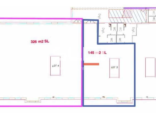 Vente bureaux 647 m² divisibles à partir de 154 m²