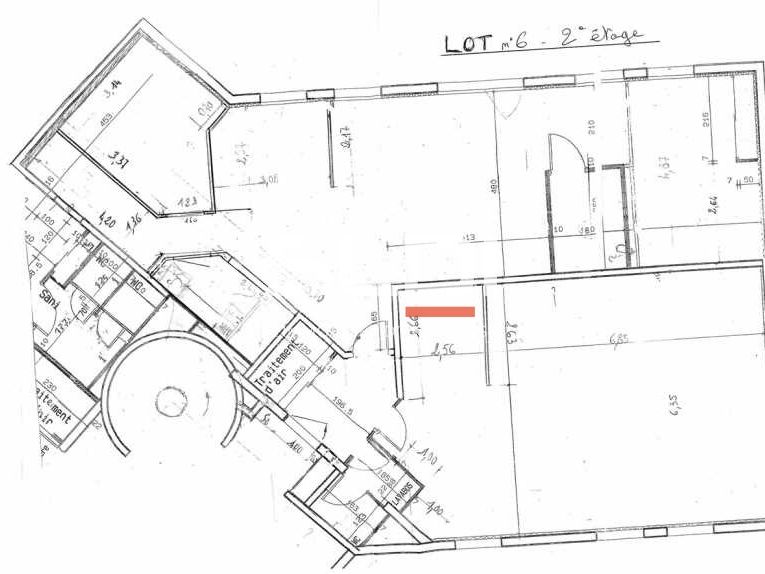 Vente bureaux 166 m² divisibles à partir de 66 m²