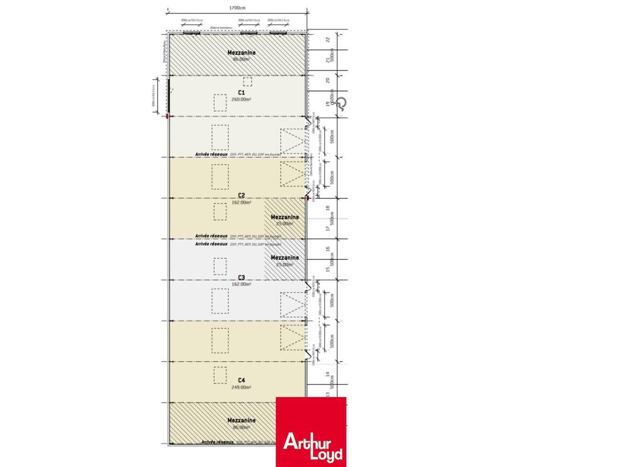 A louer, à Gleizé, ZAC d'Epinay : Arthur Loyd Vil