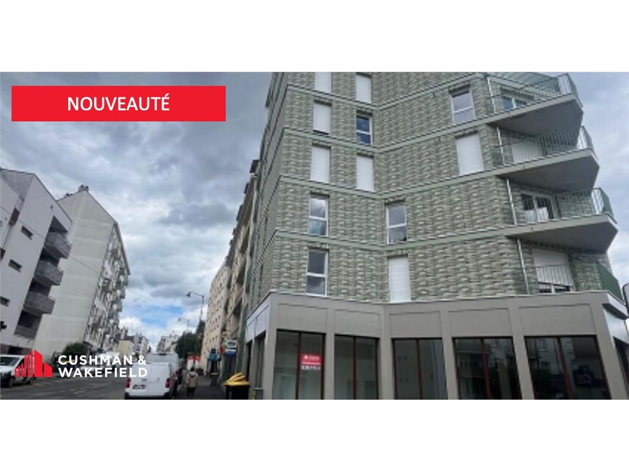 Local Commercial neuf pied d'immeuble Livré aména