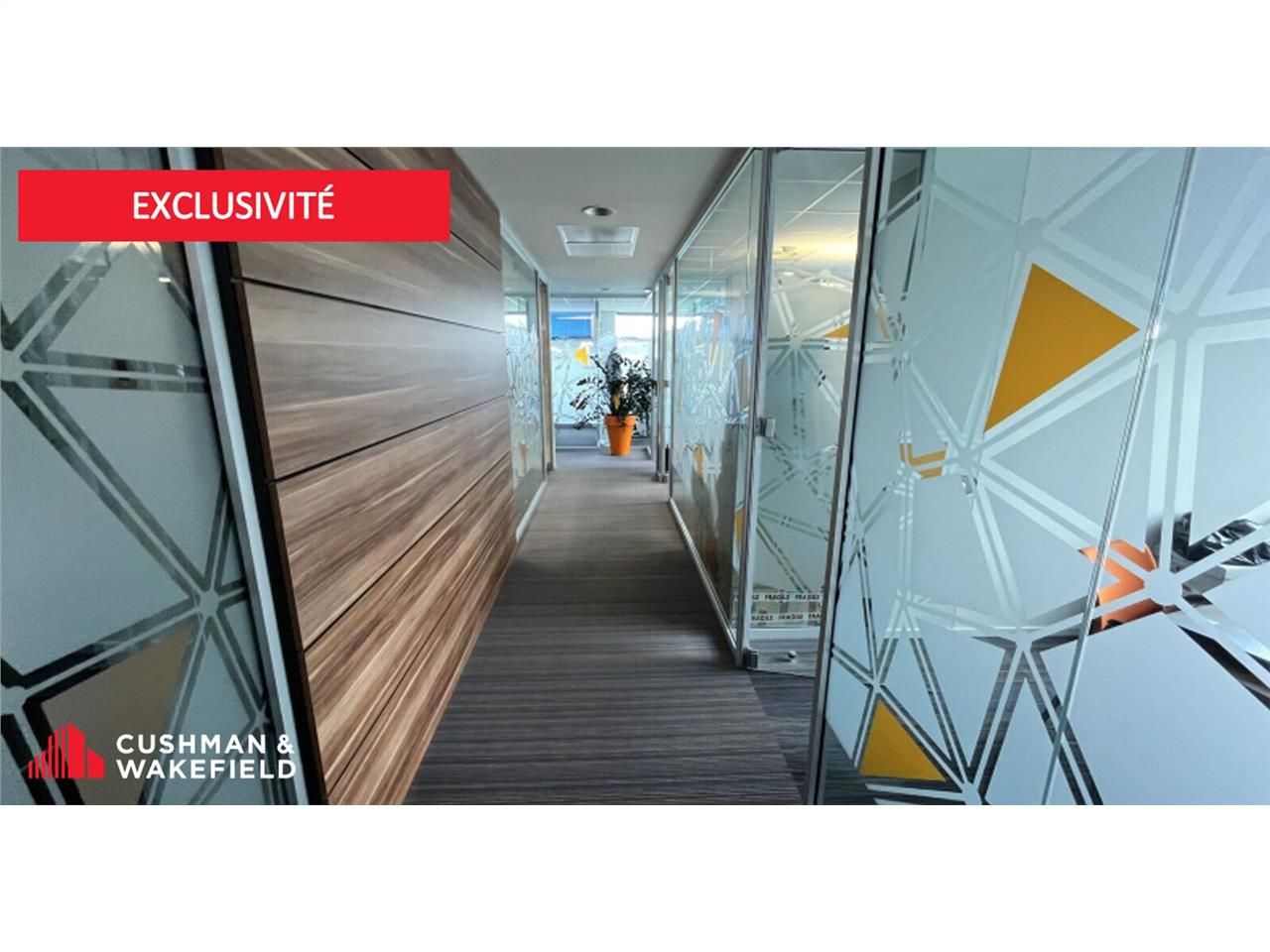 À louer en exclusivité, 606 m² de bureaux aménagé