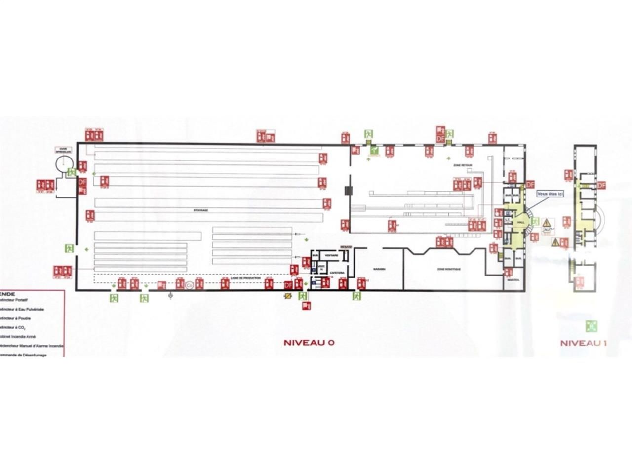 Location entrepots 5650 m² non divisibles