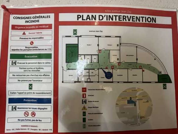 Location bureaux 220 m² non divisibles