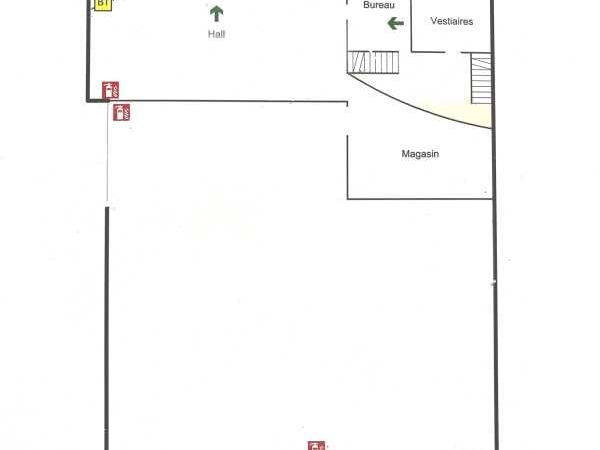 Location entrepots 460 m² non divisibles