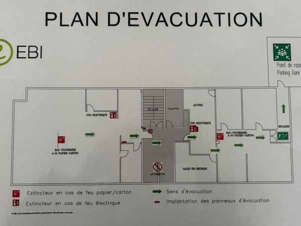 Vente bureaux 348 m² non divisibles