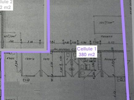 Location entrepots 396 m² non divisibles
