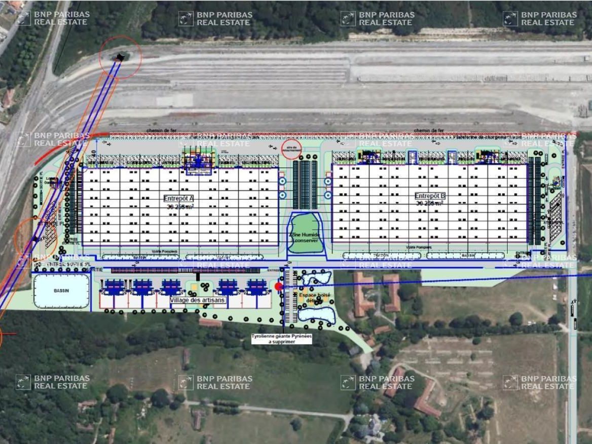 Location Entrepôts classe A 64451 m² non divisibles 65300 Lannemezan