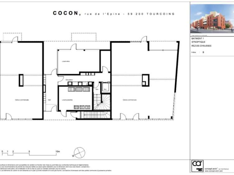 Vente locaux commerciaux 245 m² divisibles à partir de 100 m²