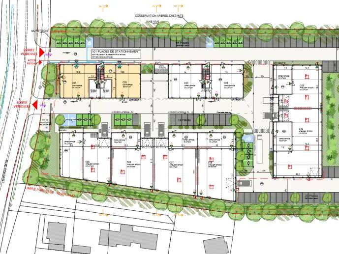 Vente bureaux 1682 m² divisibles à partir de 200 m²