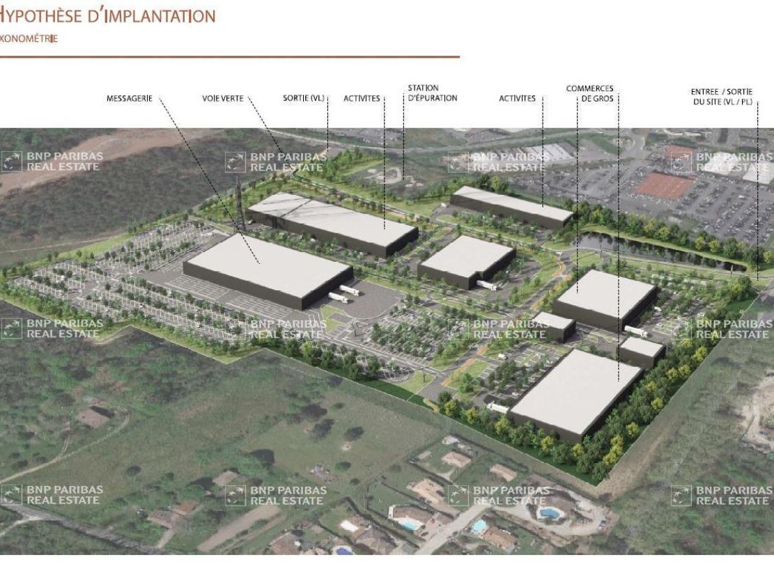 Location Entrepôts classe C 12000 m² non divisibles 33650 Martillac