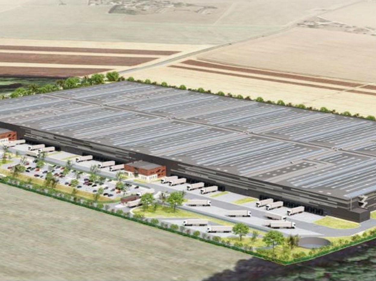 60498 m² pour cetentrepôts classe a en location à Ferrières-en-gâtinais