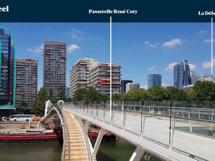 Location Bureaux 8776 m² divisibles 92800 Puteaux