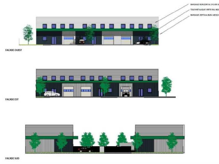 Location entrepots 230 m² non divisibles