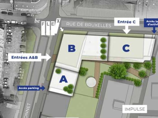 Location bureaux 7156 m² divisibles à partir de 359 m²