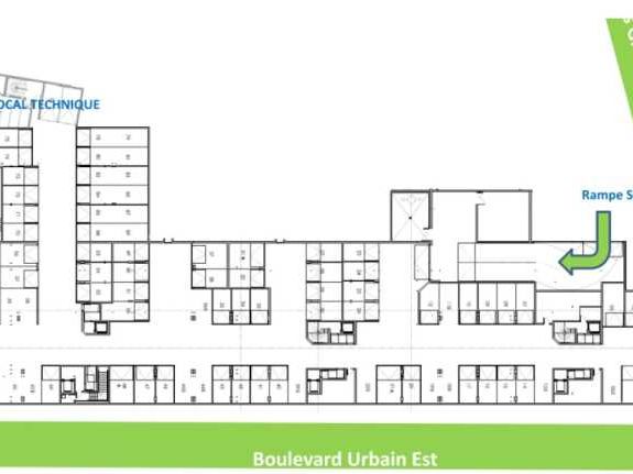 Location bureaux 991 m² divisibles à partir de 156 m²