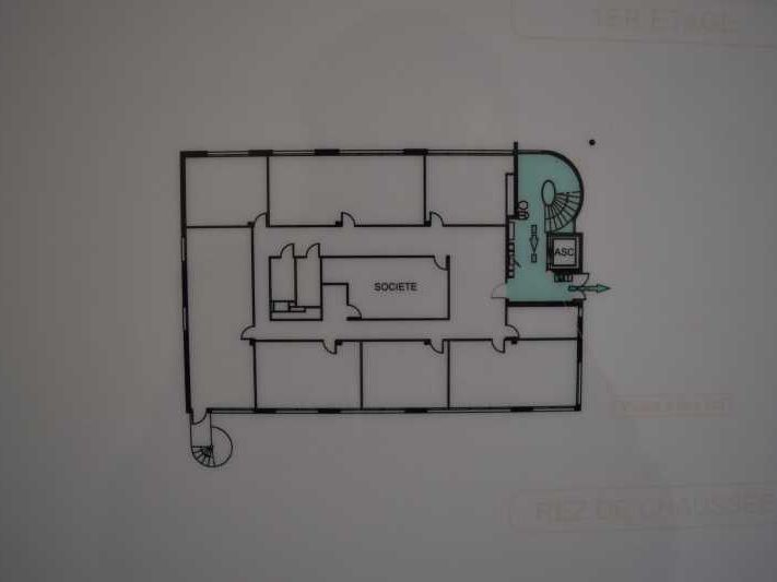 Location bureaux 340 m² non divisibles
