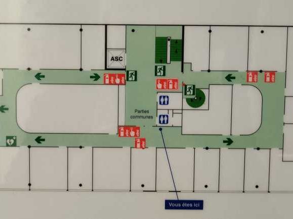Location bureaux 831 m² divisibles à partir de 114 m²