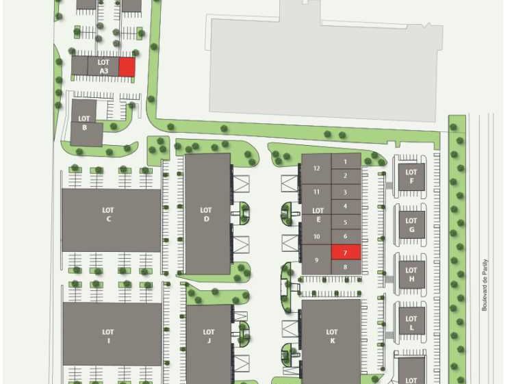 Location bureaux 3982 m² divisibles à partir de 84 m²