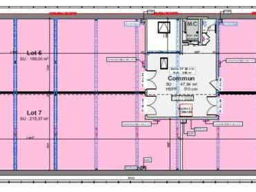 Vente entrepots 413 m² divisibles à partir de 193 m²
