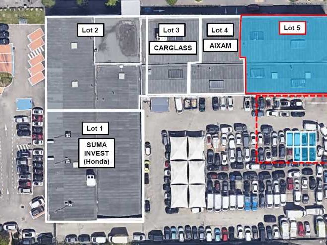 Location entrepots 740 m² non divisibles