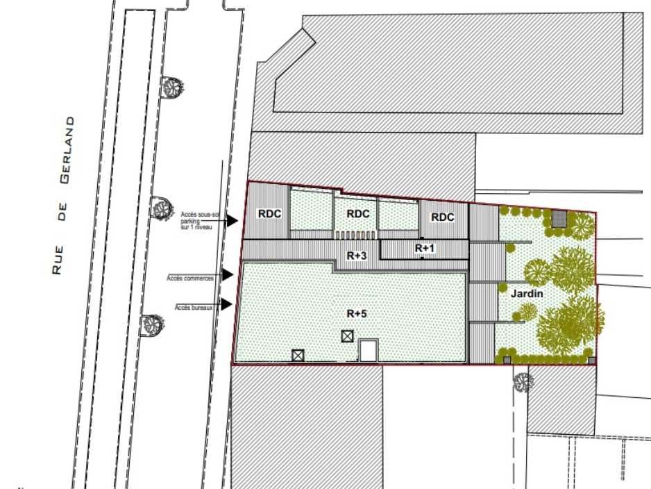 Vente bureaux 1307 m² divisibles à partir de 208 m²