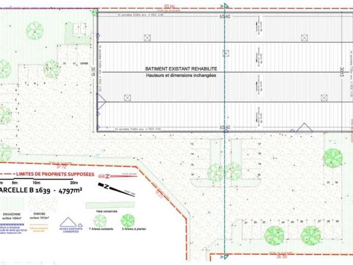 Vente entrepots 1970 m² non divisibles