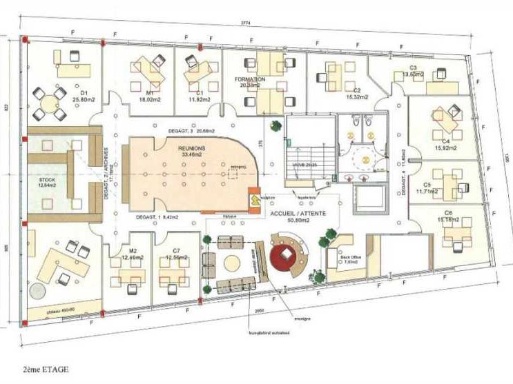 Vente bureaux 426 m² divisibles à partir de 176 m²