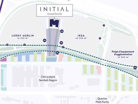 Vente bureaux 1111 m² non divisibles