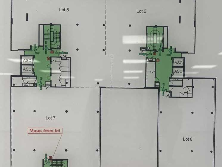 Location bureaux 1189 m² divisibles à partir de 309 m²