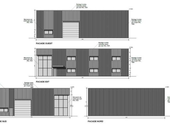 Location entrepots 1561 m² divisibles à partir de 300 m²