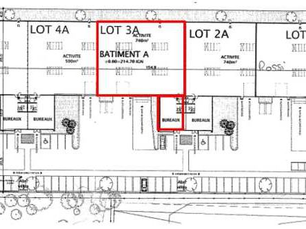 Location entrepots 1001 m² non divisibles