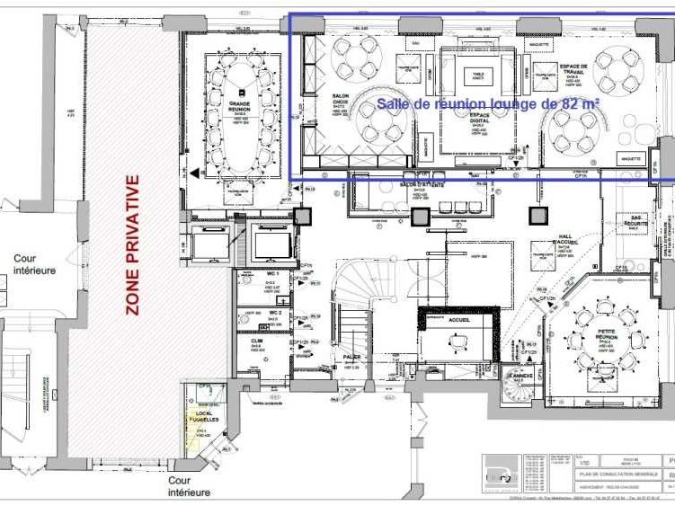 Location bureaux 465 m² divisibles à partir de 100 m²