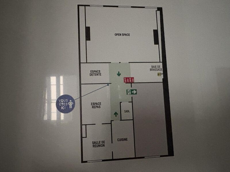 Location bureaux 76 m² non divisibles