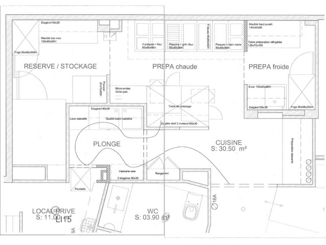 Location bureaux 190 m² non divisibles