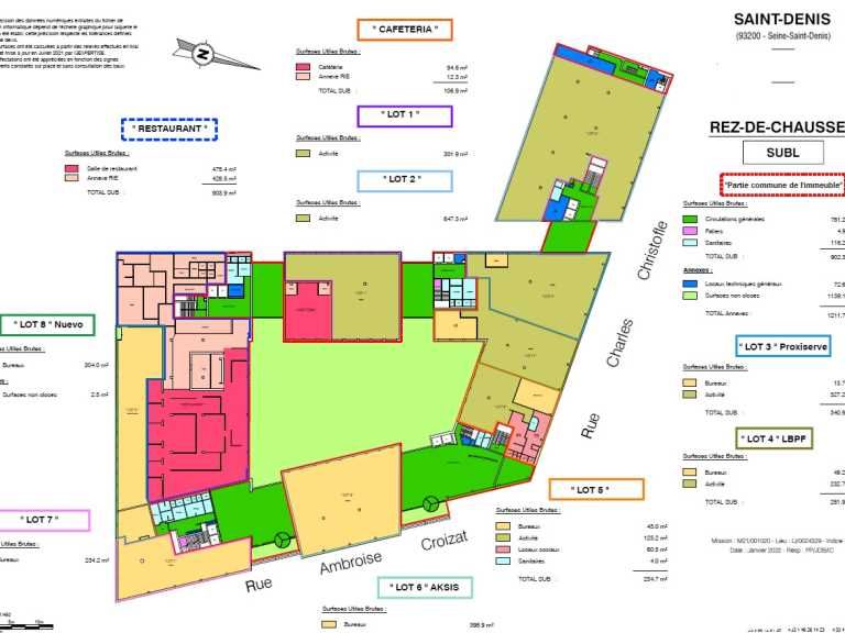 Location entrepots 7845 m² divisibles à partir de 263 m²